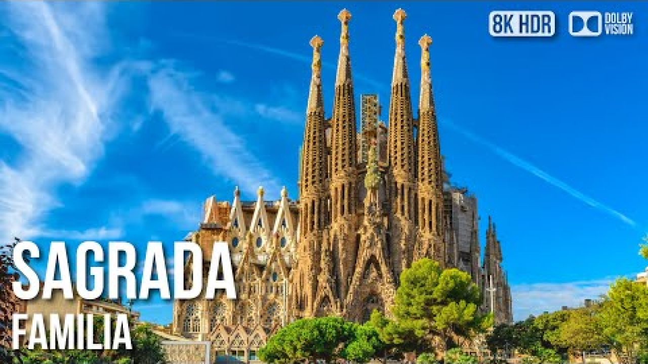 Sagrada Familia, Barcelona - 🇪🇸 [8K HDR] Tour